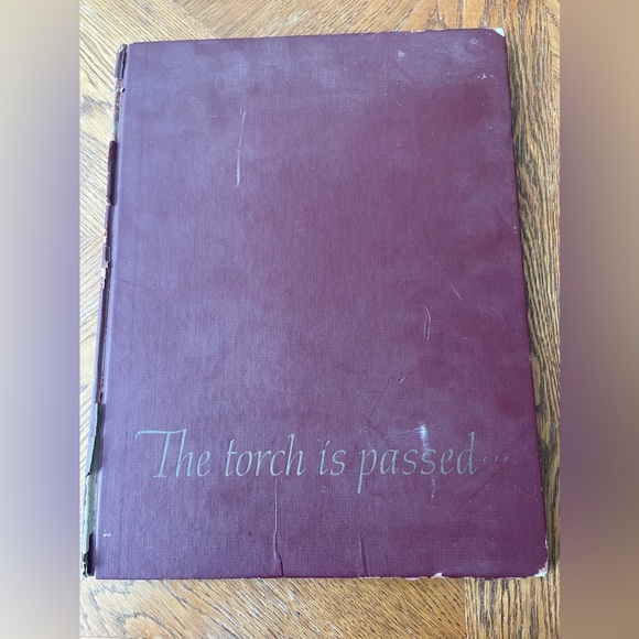 VINTAGE 1960 The Torch is Passed JFK Hardcover AP Presidential Assassination - Picture 1 of 7
